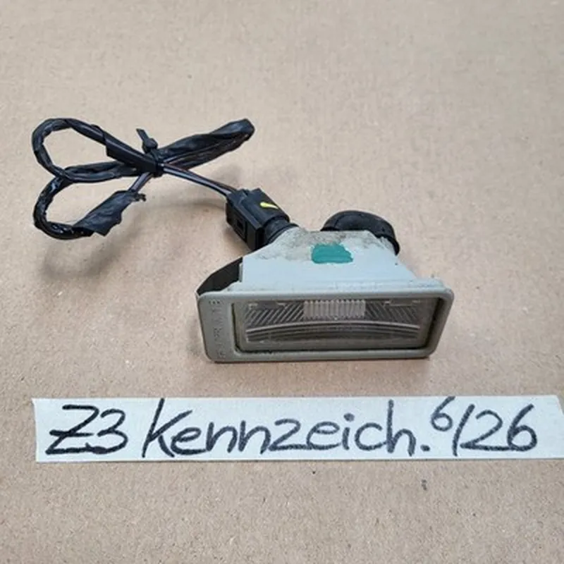 BMW Z3 Nummernschild Beleuchtung HINTEN Kennzeichen Lampe + Kabel