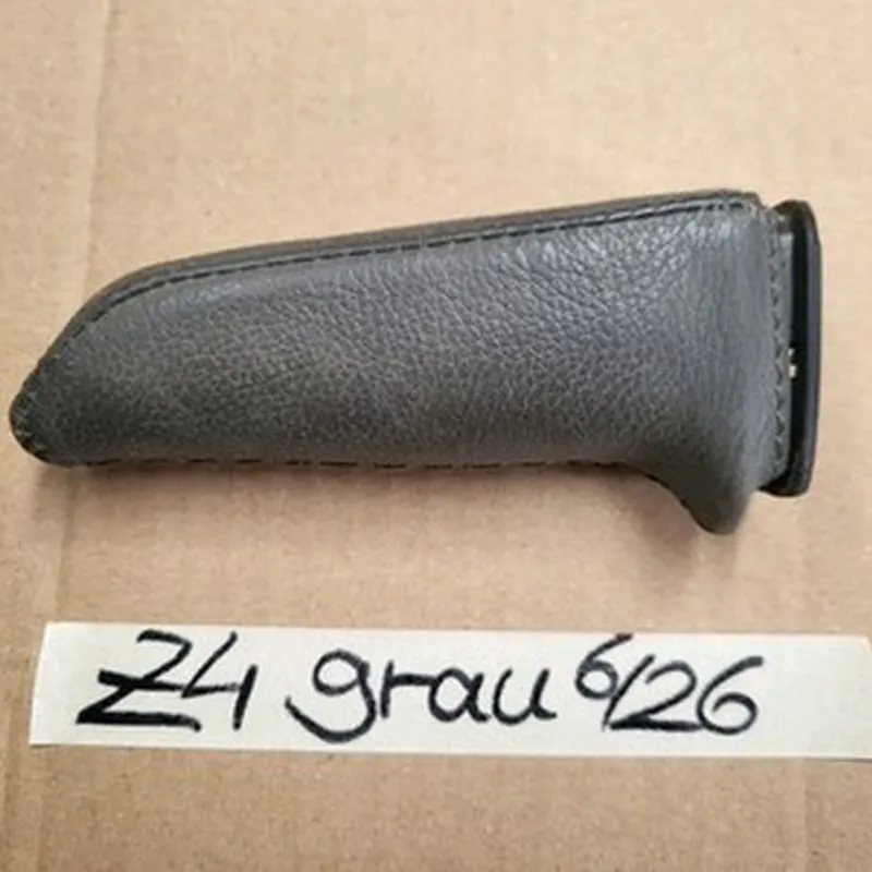 BMW Z4 E85 E86 Griff für Handbremse Leder grau