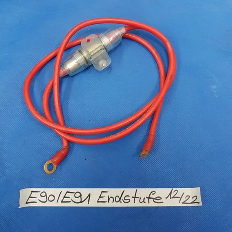 BMW E90  E91  E92  Pluskabel / Kabelbaum Kabel mit Sicherung für Endstufe Radio