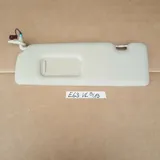 BMW E63 Sonnenblende beige Sonnen Schutz Blende + Spiegel LINKS beleuchtet 