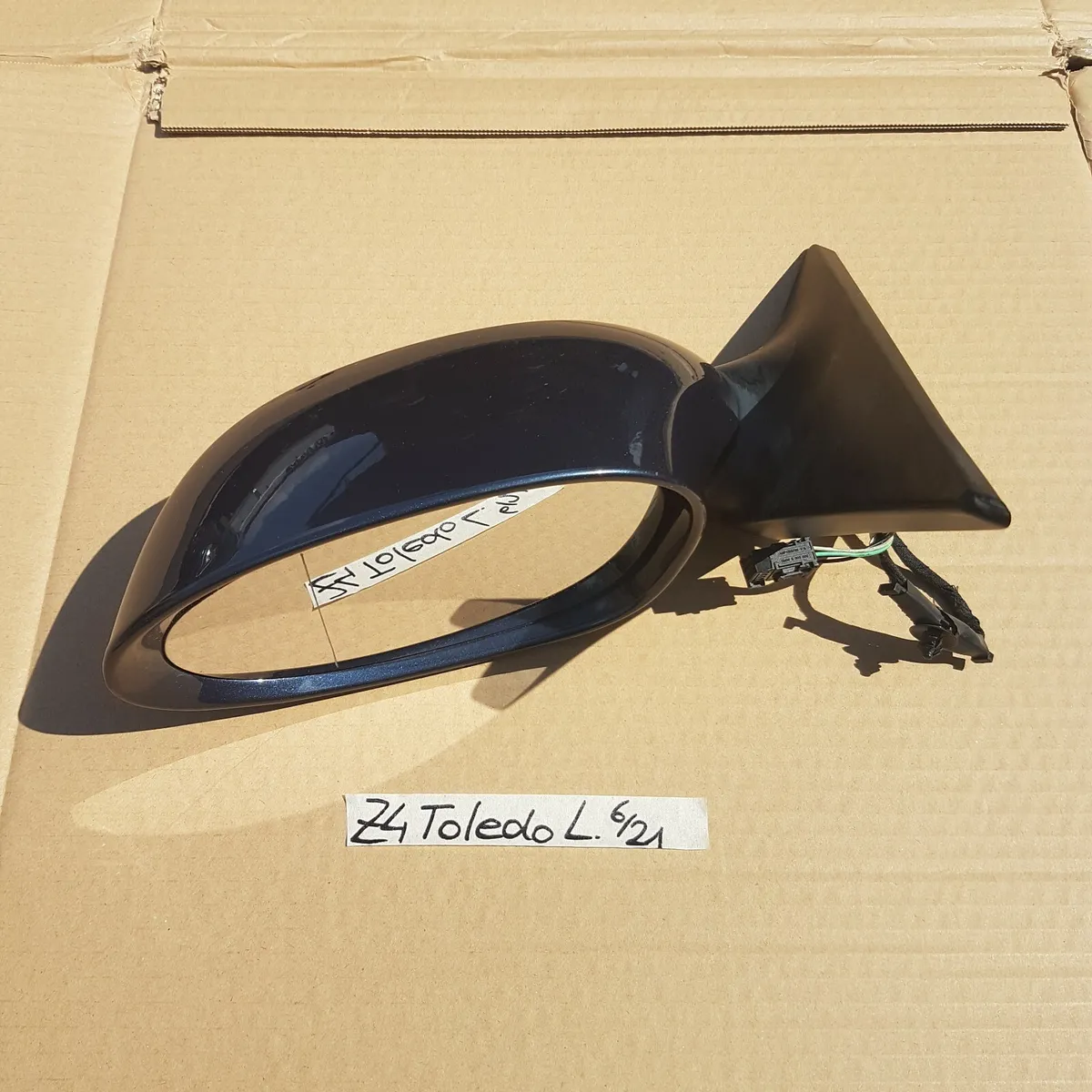 BMW  Z4 E85 E86 Seiten Außen Spiegel rechts ODER links Toledo blau Code 482