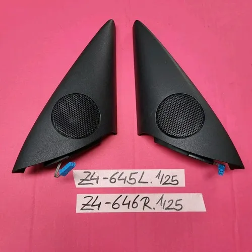 BMW Z4 E85 Hochton Lautsprecher rechts 9143238  + links + Verkleidung Eckblende 
