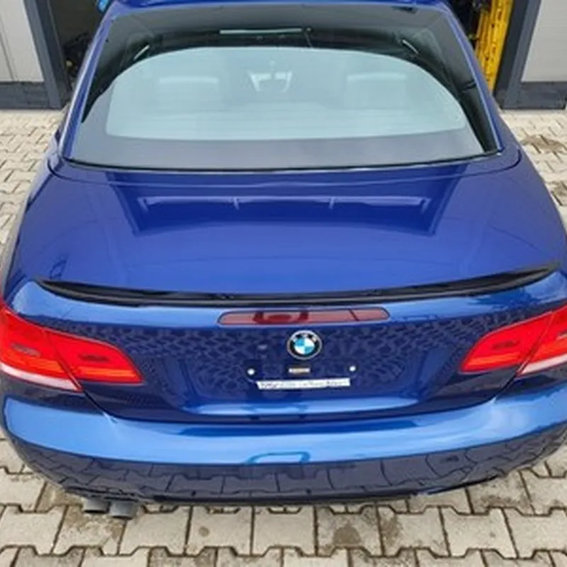 BMW E93 Cabrio Heckdeckel Kofferraum Klappe + Spoiler LeMans Blau ABHOLUNG