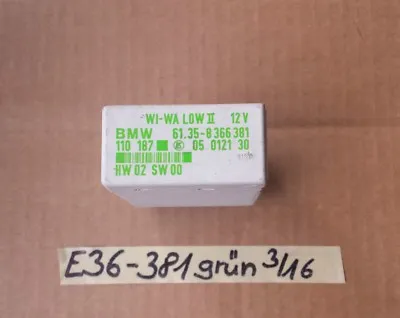 BMW E36 + Z3 Wi Wa Low II Modul  8366381 Wisch-Wasch Steuergerät Scheibenwischer