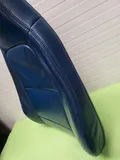 BMW Z3 Roadster Coupe Bei-Fahrer Sitz Oberteil Leder blau Rückenlehne