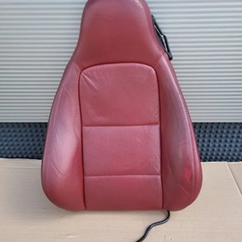 BMW Z3 Roadster Fahrer Sitz Oberteil Leder rot Rückenlehne Polster Sitzheizung 