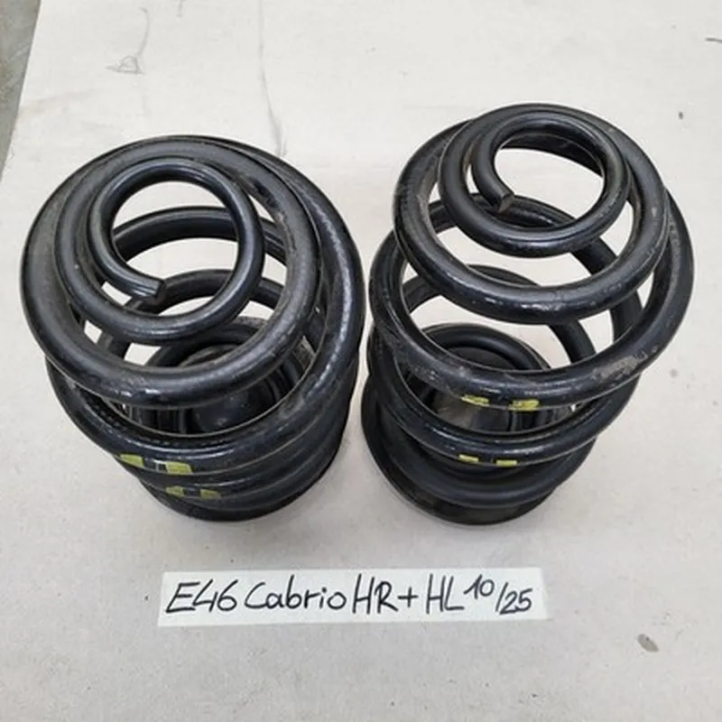 BMW E46 Cabrio Coupe Spiral Tonnen Feder Hinten RECHTS LINKS 6 Zylinder 