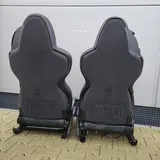 BMW Z4 E85 Fahrer Beifahrer Sport Sitz Leder schwarz ohne Sitzheizung ABHOLUNG
