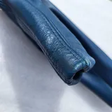 BMW Z3 Roadster Abdeckung für Handbremshebel Leder Sack Handbremse Blau RHD