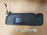 BMW E93 Cabrio Sonnenblende beleuchtet Leder LINKS schwarz black mit Spiegel