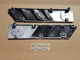 BMW Z3 Lufteinlass Ki​emen Ziergitter Motorhaube Titan Silber RECHTS + LINKS
