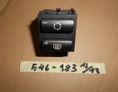 BMW E46 Schalter Heizbare Heckscheibe Umluft (Bedienteil Heizung) 8373983