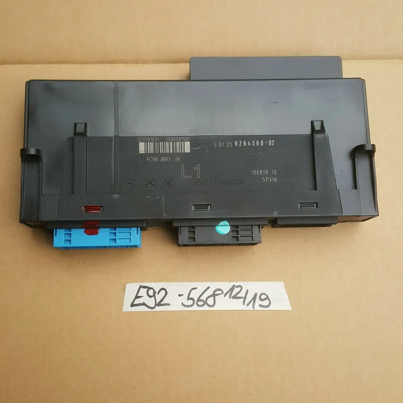 BMW E92 E93 E82 Facelift Steuergerät Fußraum Licht Kontroll Modul 9264568