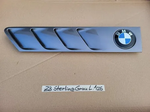 BMW Z3 Lufteinlass Ki​emen Ziergitter Motorhaube Sterling Grau LINKS 8398015