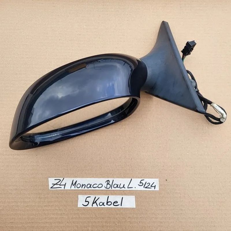 BMW  Z4 E85 E86 Seiten Außen Spiegel rechts ODER links Monaco blau A35 ABHOLUNG