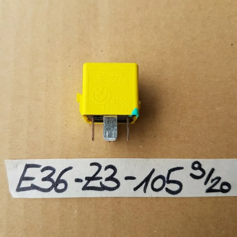 BMW E31 E32 E34 E46 E36 Z3 Klima Relais gelb 1389105
