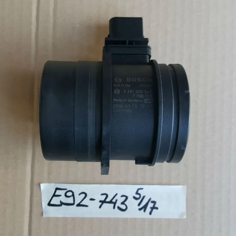 BMW E90 E91 E92 E93 E87  Luftmassenmesser LMM Heissfilmluftmassenmesser 7788743