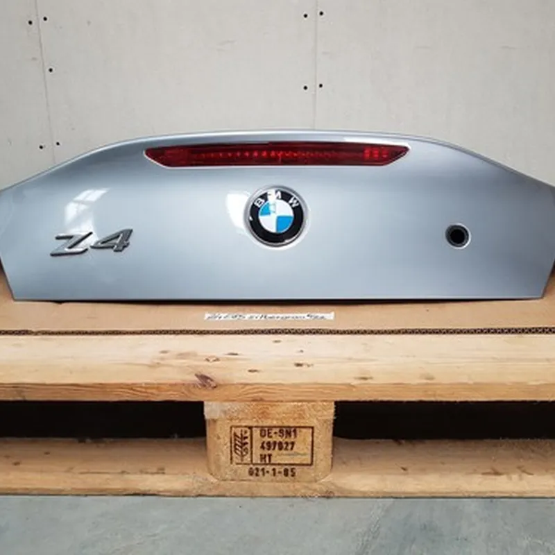 BMW Z4 E85 Heckklappe Kofferraum Klappe Heckdeckel Silber grau Metallic ABHOLUNG