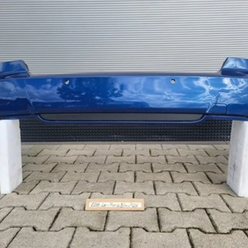 Original BMW E92 E93 M Paket Stoßstange Hinten Heckschürze Le-Mans Blau ABHOLUNG