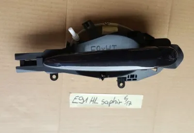 BMW E90 E91 Tür Griff außen saphir schwarz Träger + Schliessbügel HINTEN LINKS