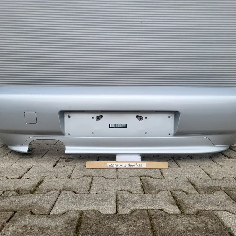 BMW Z3 Facelift Heck Stoßstange Stoßfänger HINTEN Heckschürze Silber ABHOLUNG 