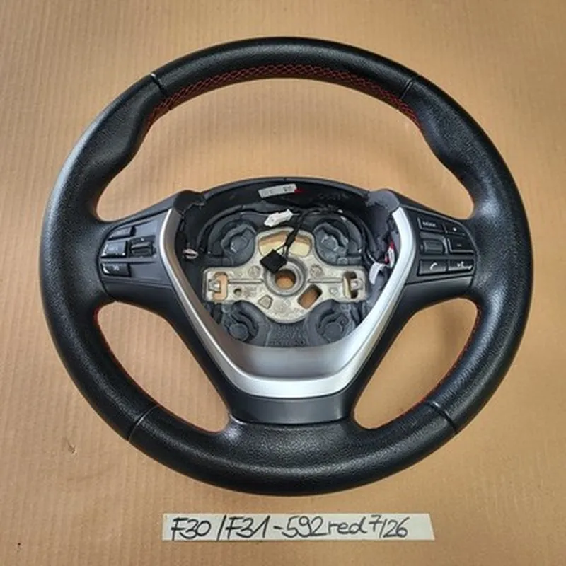 BMW F20 F21 F30 F34 F35 F32 F33 MFL Leder Sport Lenkrad Multifunktion Lenker rot