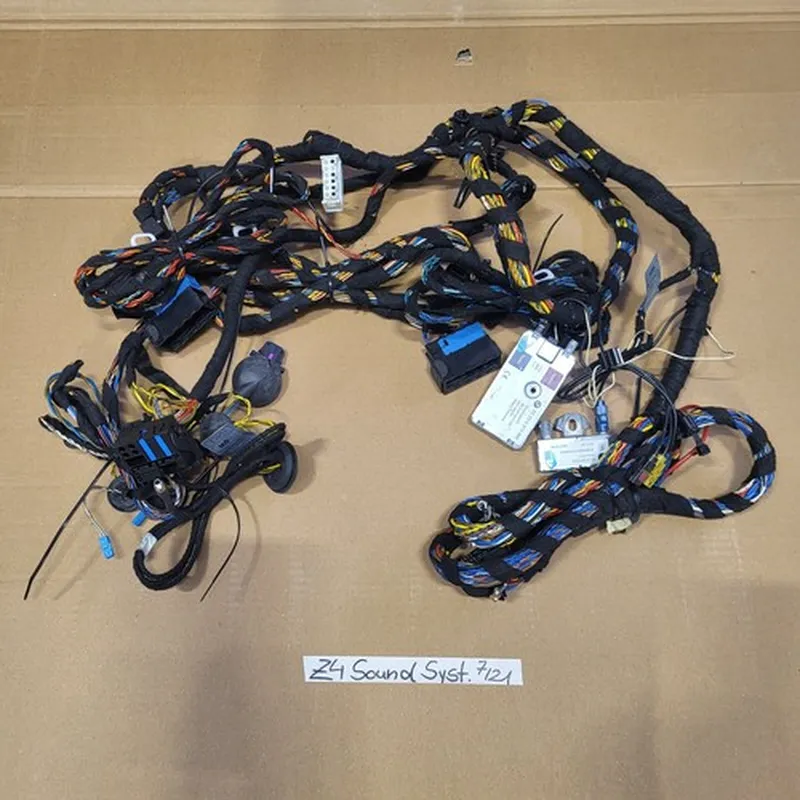 BMW Z4 E85 Radio Kabel Audio Kabelbaum Sound System 6916755 Endstufe Stecker 