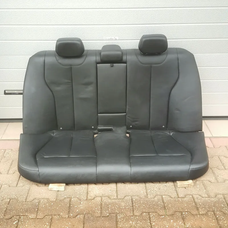 BMW F30 Limousine Rückbank  Rücksitzbank Leder Sitz HINTEN schwarz ABHOLUNG