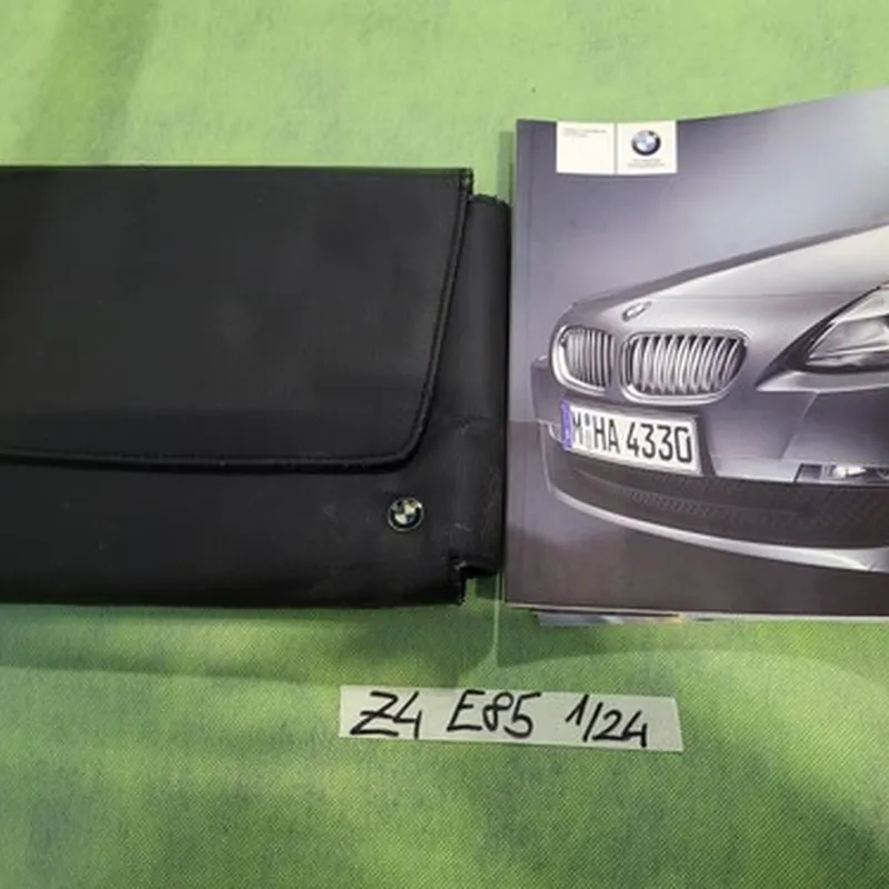 BMW Z4 E85 Bordmappe Leder Serviceheft  Betriebsanleitung Handbuch Englisch