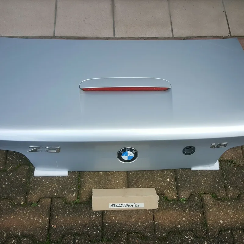 BMW Z3 Roadster Facelift Heckdeckel Kofferraum Deckel Heckklappe Silber 354