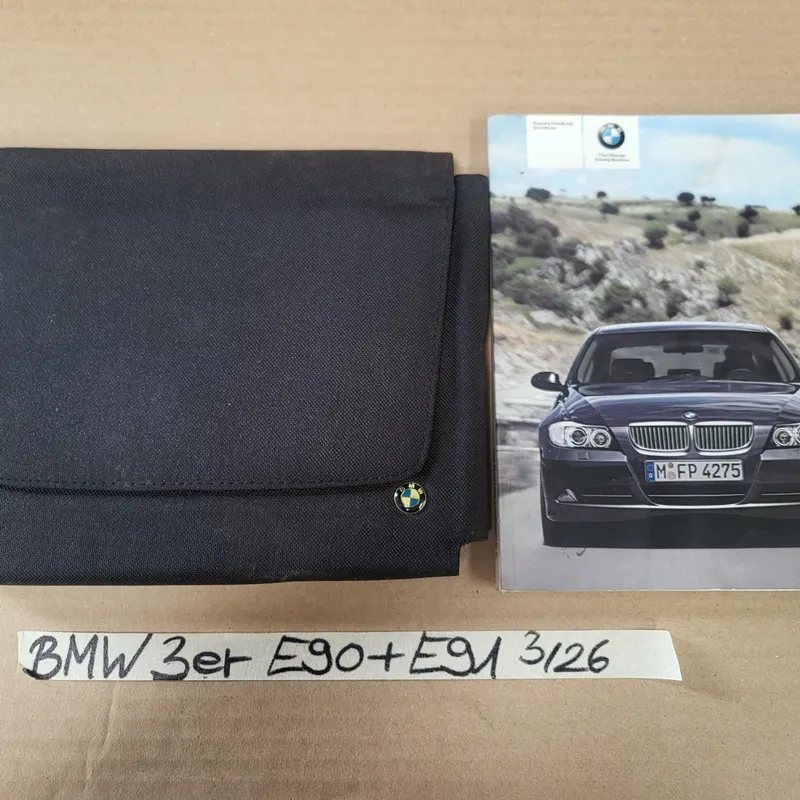 BMW E90 E91 E92 E93 Bord Mappe Betriebsanleitung Service Heft english handbook