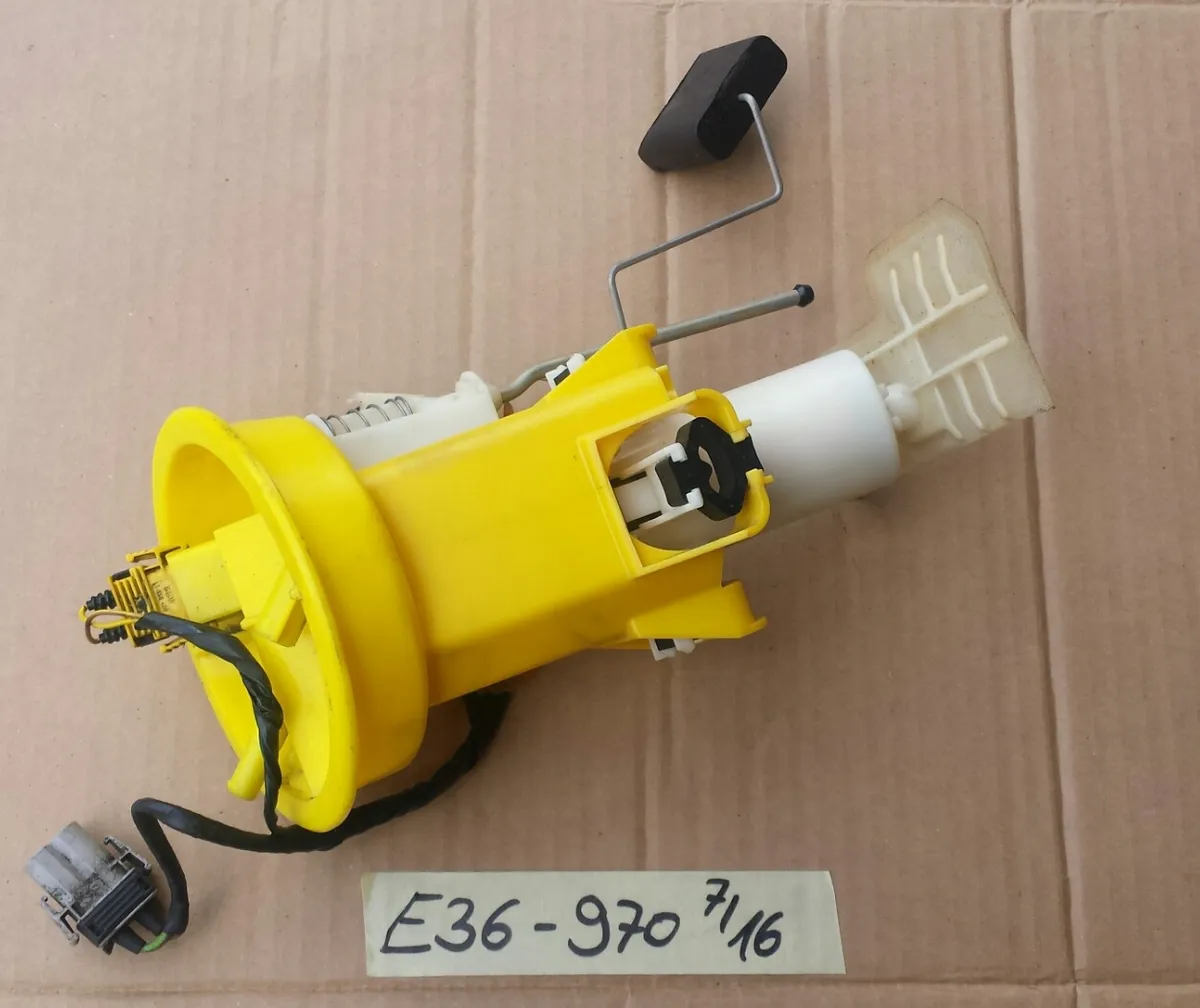 BMW E36 Benzin Pumpe Kraftstoff Pumpe Fördereinheit gelb 1183970