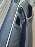 BMW Z3 Tür Verkleidung Leder Schwarz LINKS + Griff + Chrom Leiste Airbag-Klappe
