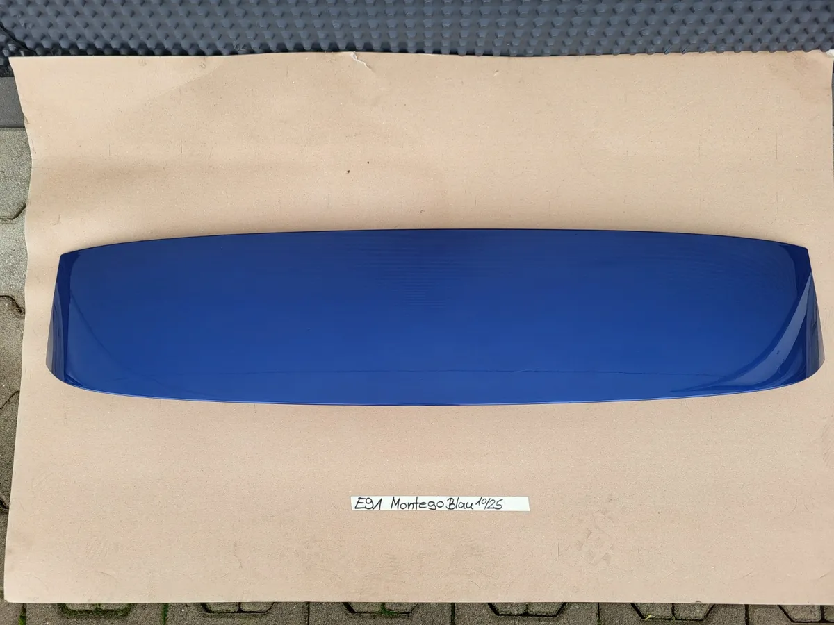 BMW E91 Dach Spoiler Heckdeckel Heckklappe Kofferraum Heckspoiler Montego Blau
