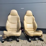 BMW Z3 Roadster Fahrer +  Beifahrer Sport Sitz Leder beige Sitzheizung ABHOLUNG
