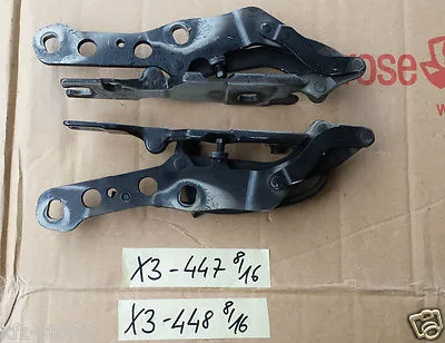 BMW X3 E83 Scharnier Frontklappe Motorhaube rechts + links 3411448 + 3411447