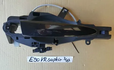 BMW E90 E91 E92 Tür Außen Griff black saphir Träger + Schliessbügel VORNE RECHTS