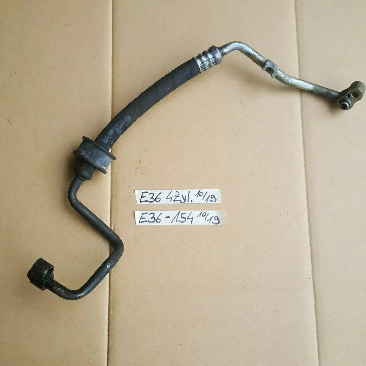 BMW E36 Klimaleitung 4 Zylinder Druckleitung Kompressor Kondensator 1385154