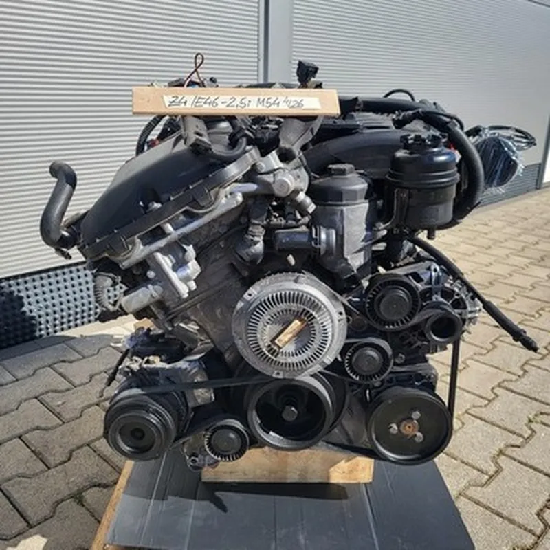 BMW Z4 E85 E46 E39 X3 E83 Motor Engine 2,5i  M54 mit Anbauteilen 192 PS ABHOLUNG