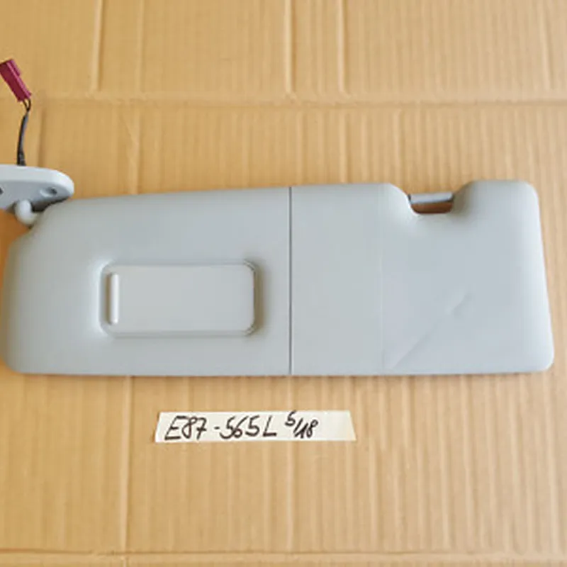 BMW E87 Sonnenblende grau beleuchtet Sonnenschutz Blende Fahrer Seite LINKS