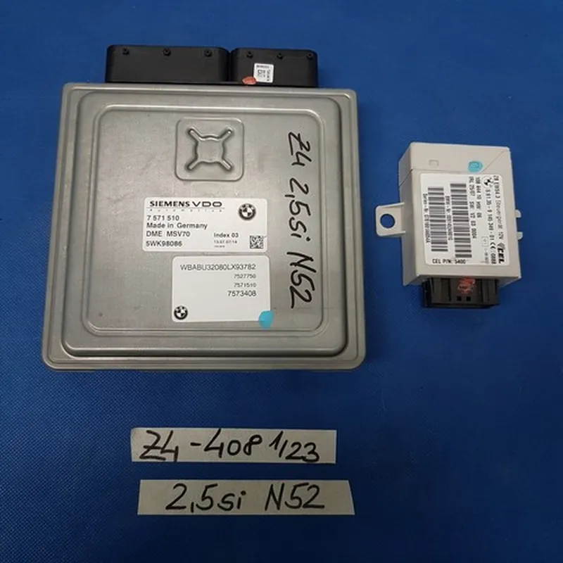 BMW Z4 E85 Motorsteuergerät  7571510  N52 Motor 7537408 EWS Modul 9145349