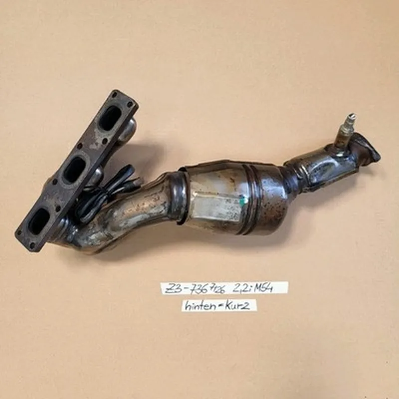 BMW Z3 Katalysator hinten Abgas Krümmer kurz 7516736 Auspuff M54 Motor 2,2i