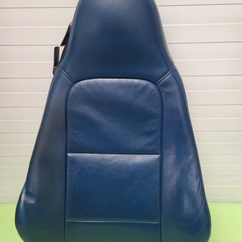 BMW Z3 Roadster Coupe Bei-Fahrer Sitz Oberteil Leder blau Rückenlehne