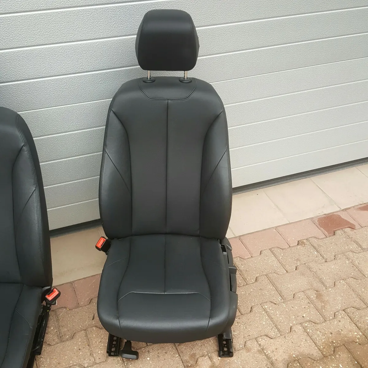 BMW F30 F31 Beifahrer Sitz Leder schwarz Sitzheizung VORNE RECHTS ABHOLUNG