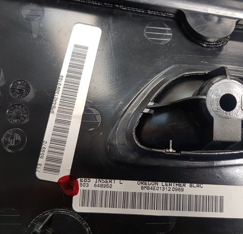 BMW Z4 E85 Beifahrer Sitz Leder Oregon schwarz VORNE RECHTS seat black ABHOLUNG