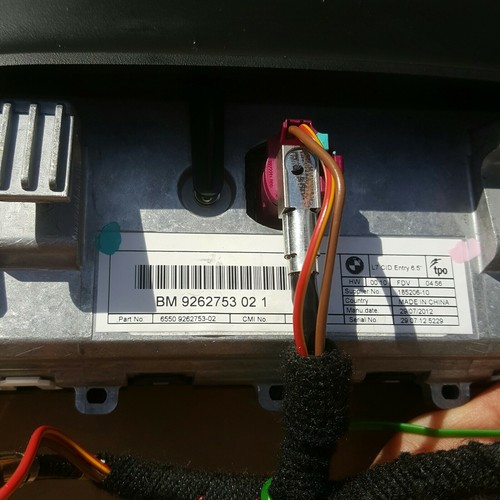 BMW F30 F31 F34 F32 Centrales Informations Display 6,5 Zoll 9262753 Bord Monitor