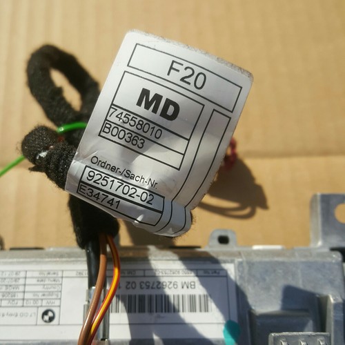 BMW F30 F31 F34 F32 Centrales Informations Display 6,5 Zoll 9262753 Bord Monitor