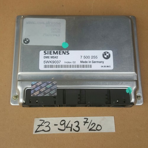 BMW Z3 Motorsteuergerät 7501943  Wegfahrsperre EWS Modul 4101593 Zündschloss M52