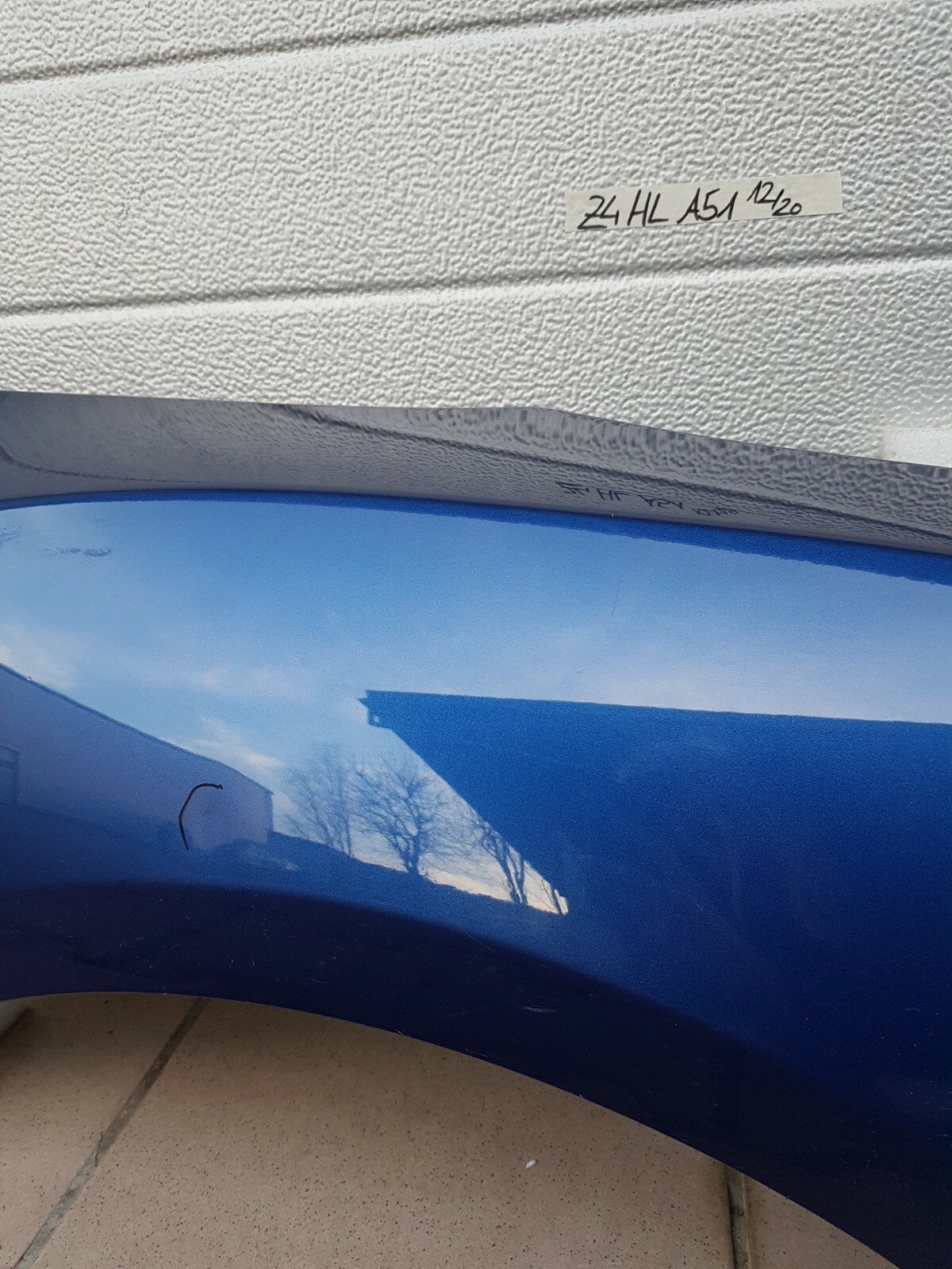 BMW Z4 E85 Seitenwand Aussenhaut Kotflügel hinten rechts ODER links Blau A51