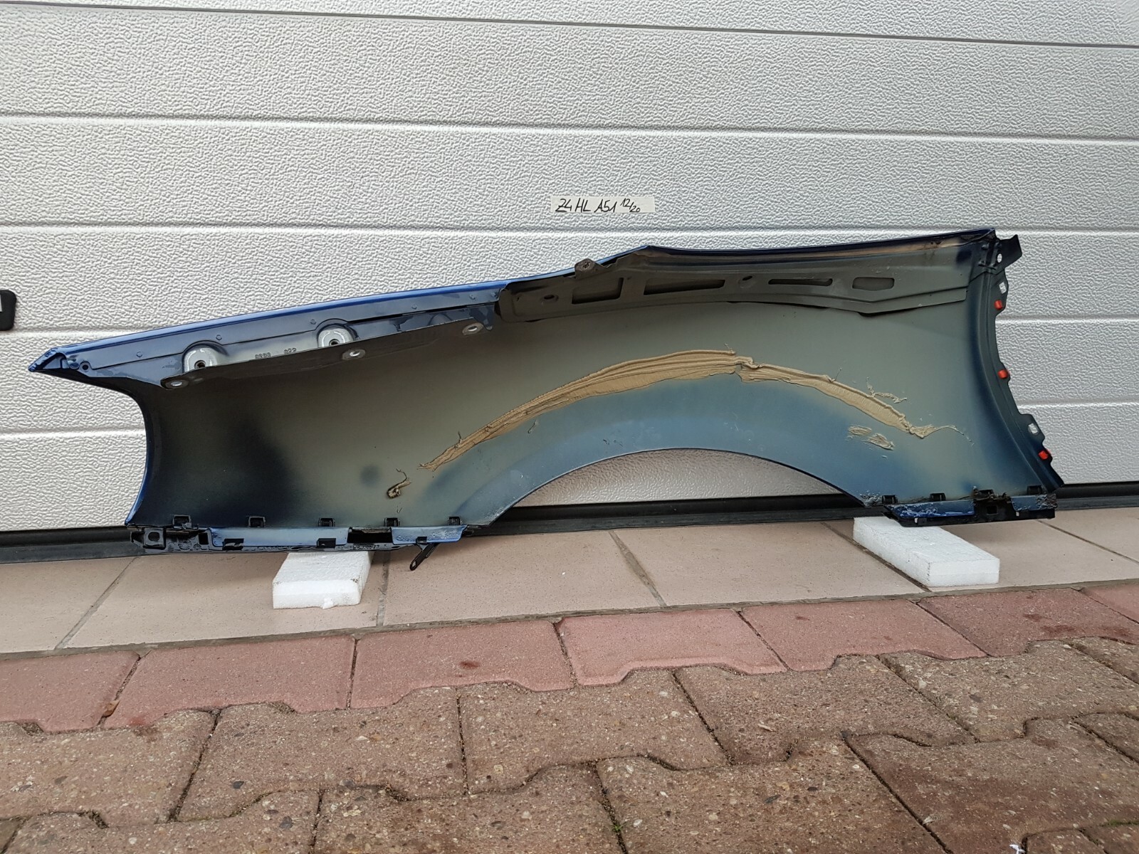 BMW Z4 E85 Seitenwand Aussenhaut Kotflügel hinten rechts ODER links Blau A51